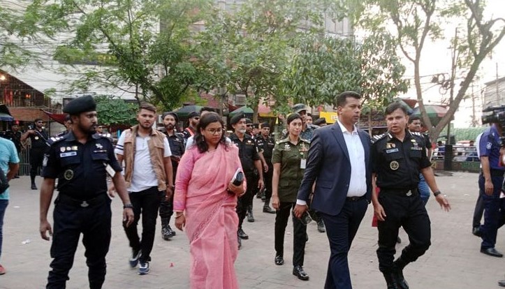 পহেলা বৈশাখে শহরে প্রশাসনের যৌথ মহড়া, থাকবে কড়া নিরাপত্তা
