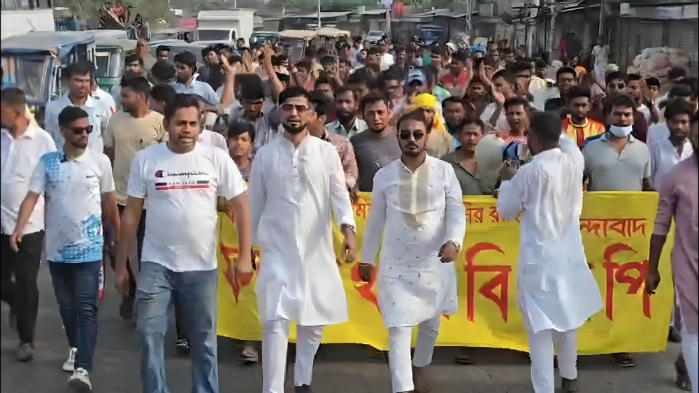 আওয়ামী লীগের ঝটিকা মিছিলের প্রতিবাদে হুশিয়ারি উজ্জ্বল-সম্রাটের