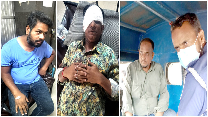 ফতুল্লায় সংবাদ সংগ্রহকালে সাংবাদিকদের ওপর সন্ত্রাসী হামলা